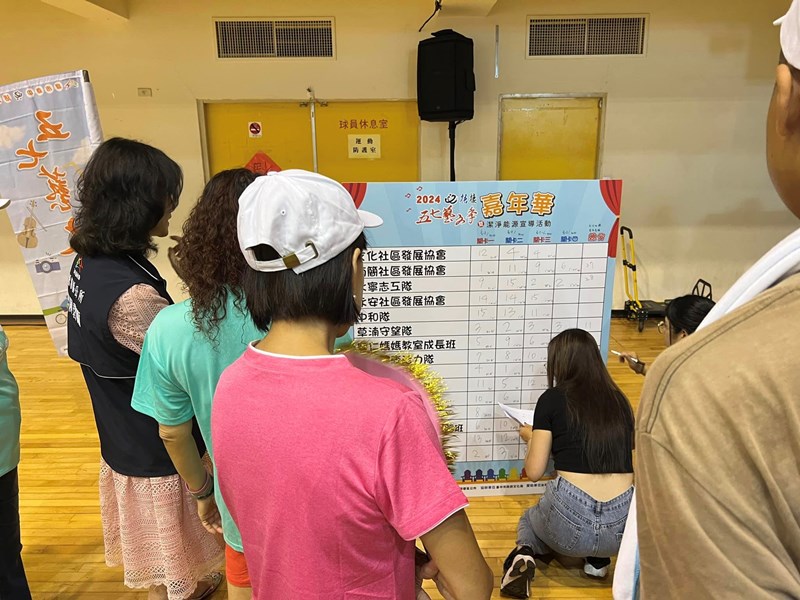 各隊成績核算中