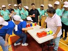 趣味十足的水上乒乓